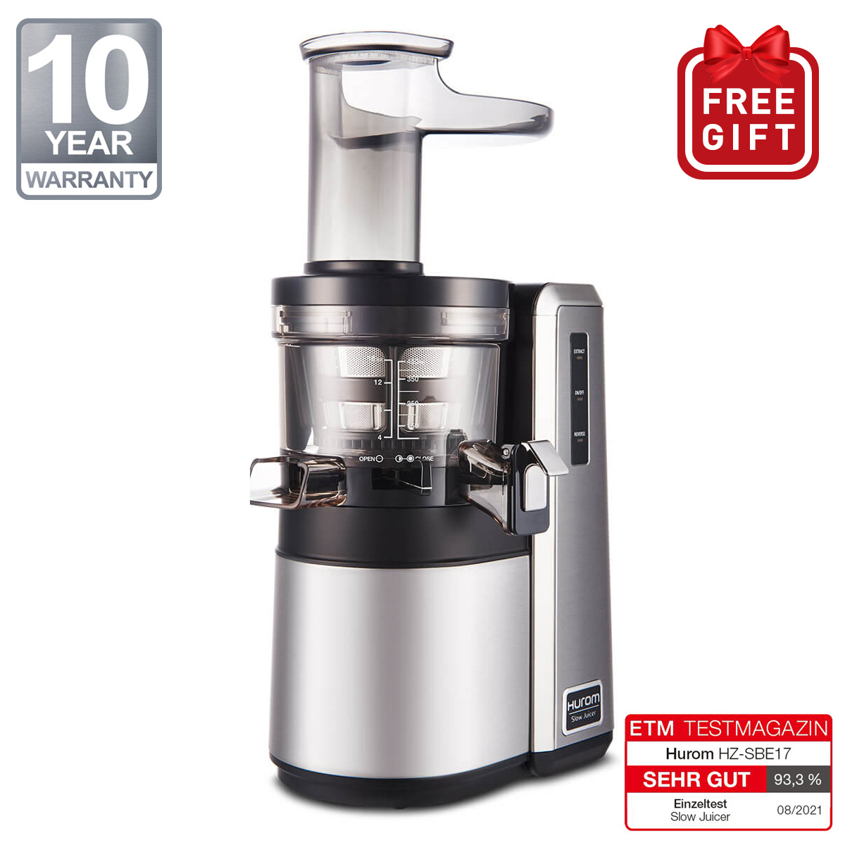 Best Juicers 2022 Review by BBCgoodfood Hurom Europe