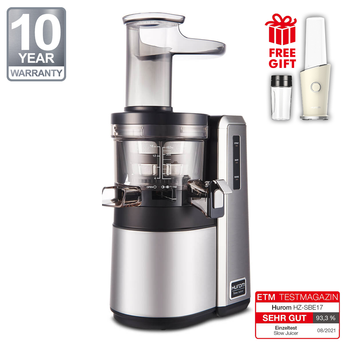 Comparison 2023 by TopRatgeber24 Best Slow Juicer HAA Hurom Europe